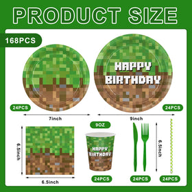 Detanpoly Pixel tableware layout for quick cleanup and festive gaming vibe