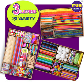 DEVELOPE BY PLAY giant craft materials kit with over 1600 pieces