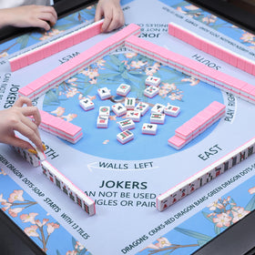 DEVPNR mat features an elegant floral design for stylish tables.