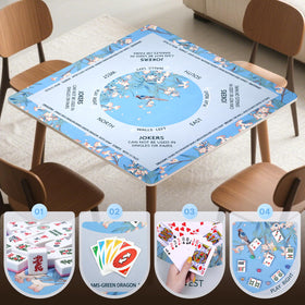 DEVPNR Mahjong Mat suitable for poker and other table games.