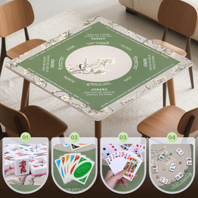 DEVPNR mat absorbs tile noise for quieter games.