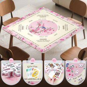 Elegant pink floral design enhances table aesthetics during gatherings.