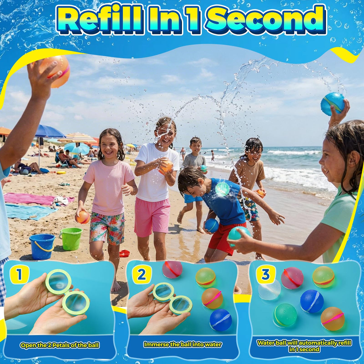 DEXKWEN food-grade silicone balloons designed for safe, durable reuse.