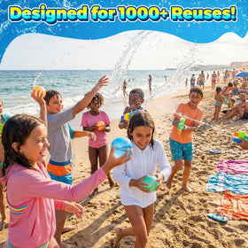 DEXKWEN water balloons quick-fill in action during play.