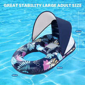 Deyhoc inflatable lounge supports up to 350 lbs for stable lounging.