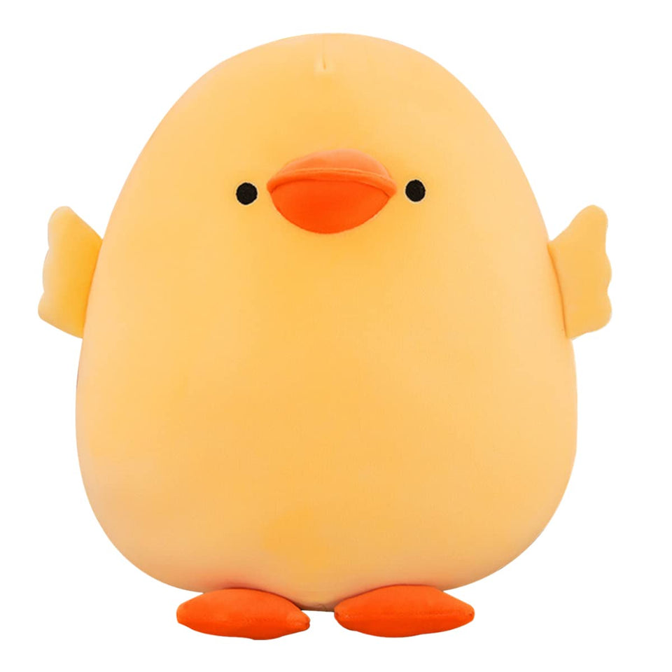 DEYI plush duck in front view, cozy decorative companion for kids and adults