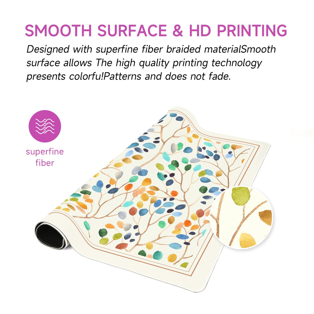 Deyimmei mat uses durable polyester fabric for long-lasting play