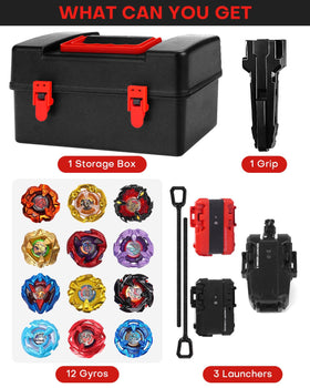 DEZAWRTY Gyro X set includes ripcord launchers for fast, smooth starts.