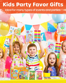 D-FantiX compact 6.3x4.3 inch size fits little hands for on-the-go coloring