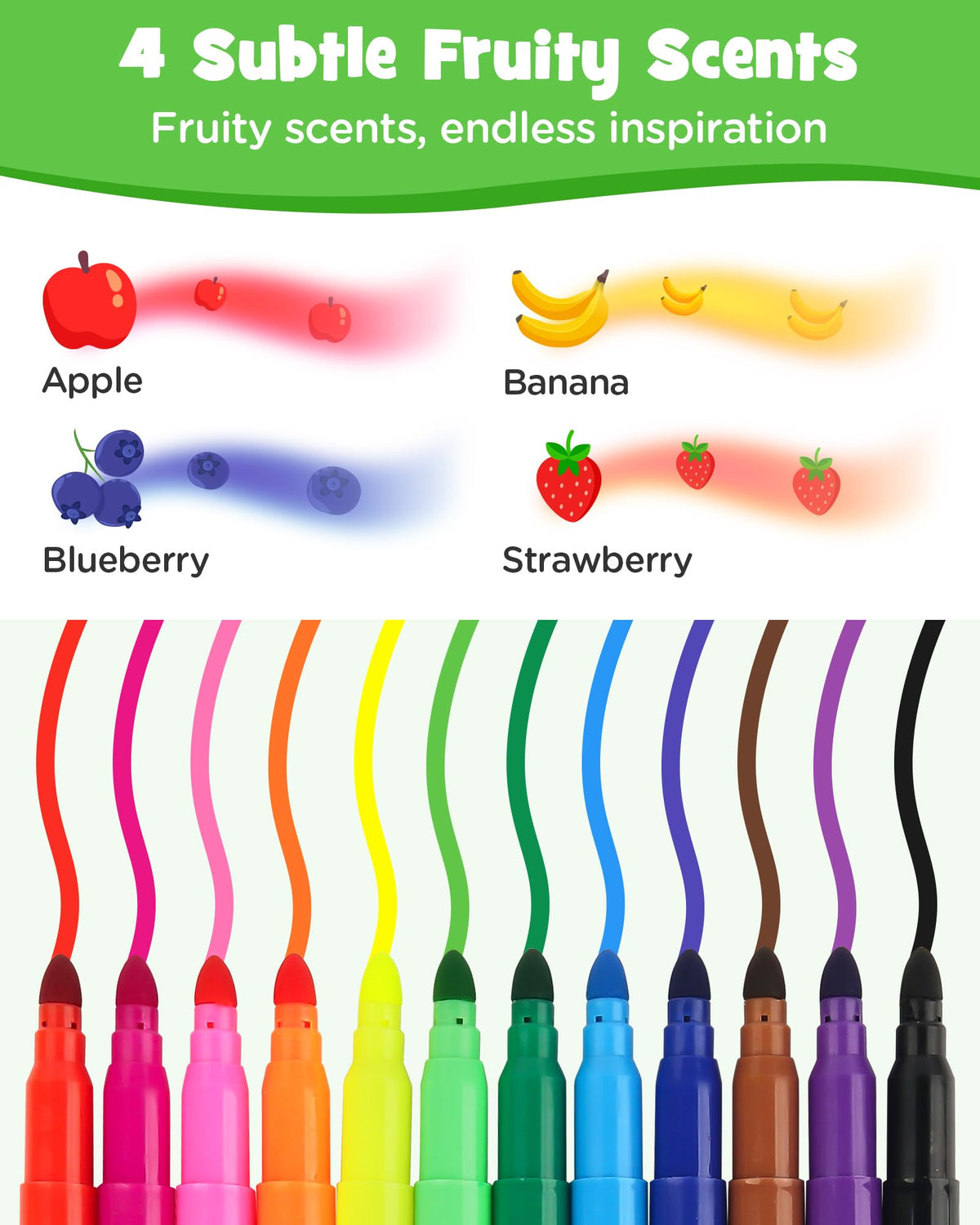 D-FantiX markers with fruity scents enhance coloring sessions
