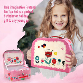 Ideal gift idea with a pink tin case for birthdays and holidays.