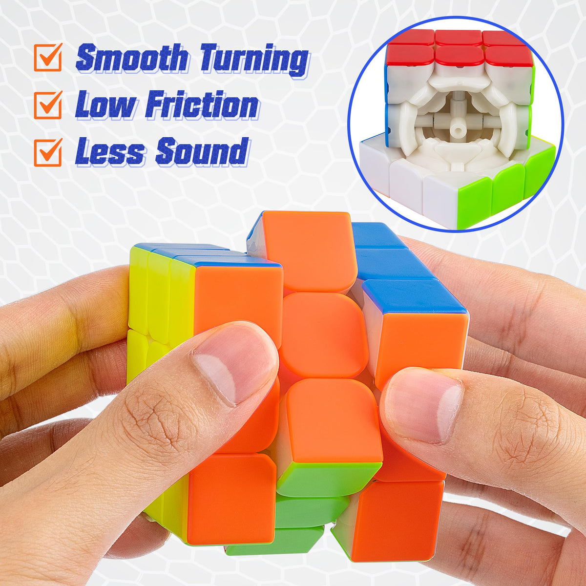 D-FantiX stickerless design shows vibrant colors and seamless surface during play.
