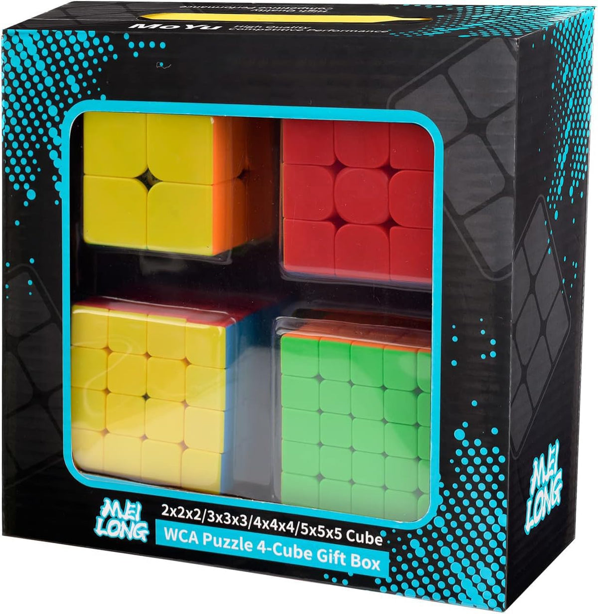 D-FantiX Meilong gift box bundle showcasing all four cubes.