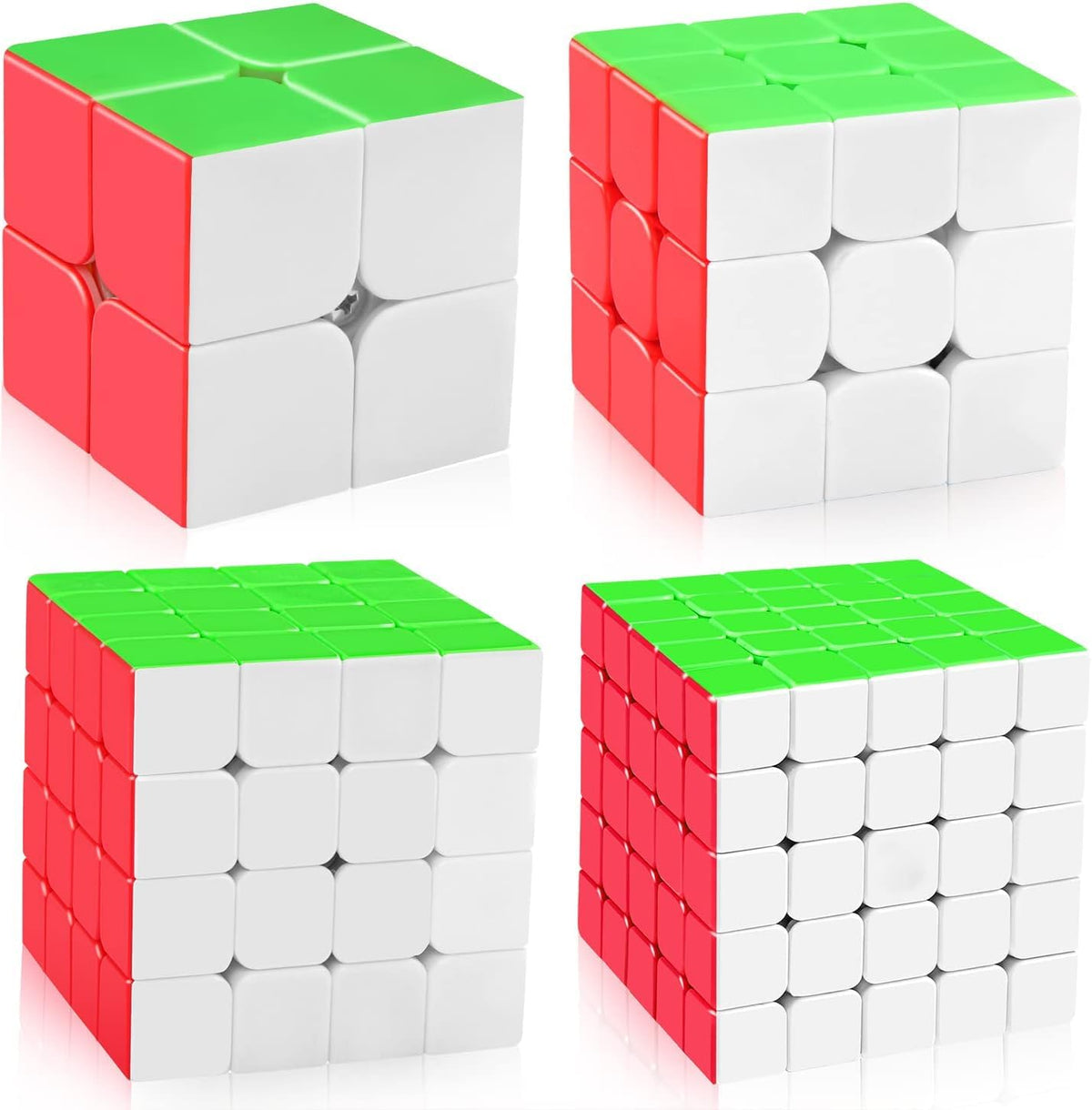 D-FantiX Meilong MF2S 2x2 cube with smooth turning for beginners.