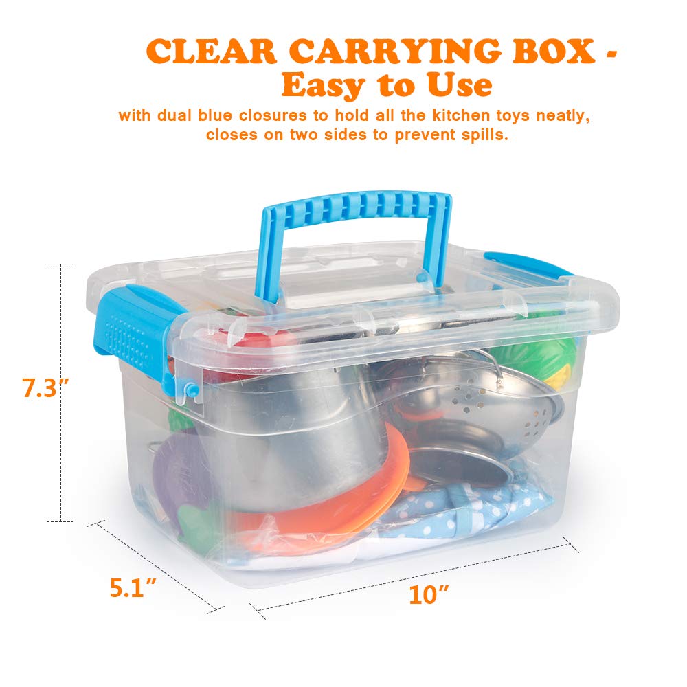 D-FantiX plastic knife and cutting board for safe early culinary practice