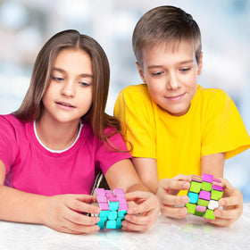 D-FantiX shiny speed cube presented as a gift-ready option