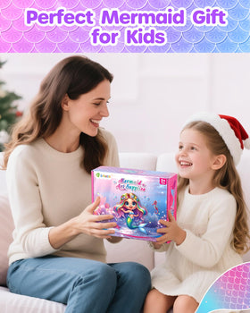 D-FantiX stencils and drawing book spark imaginative mermaid scenes.