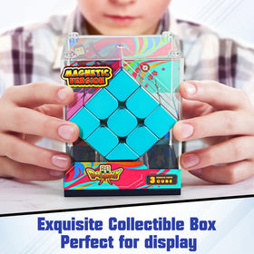 D-FantiX stickerless ABS cube in metallic finish for durable, fade-resistant play
