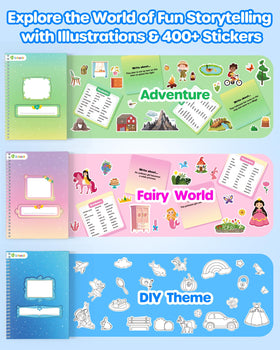 D-FantiX colorful stickers and drawing stickers for expressive pages
