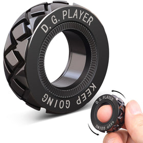 D.G.PLAYER adjustable magnetic fidget ring closeup shows tactile stress relief on demand