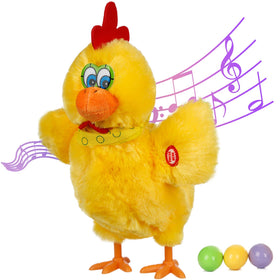 dgdgcool Easter Chicken Toy egg-laying hen for playful Easter fun.
