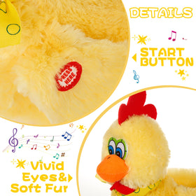 dgdgcool Easter chicken toy makes a ready gift for kids.
