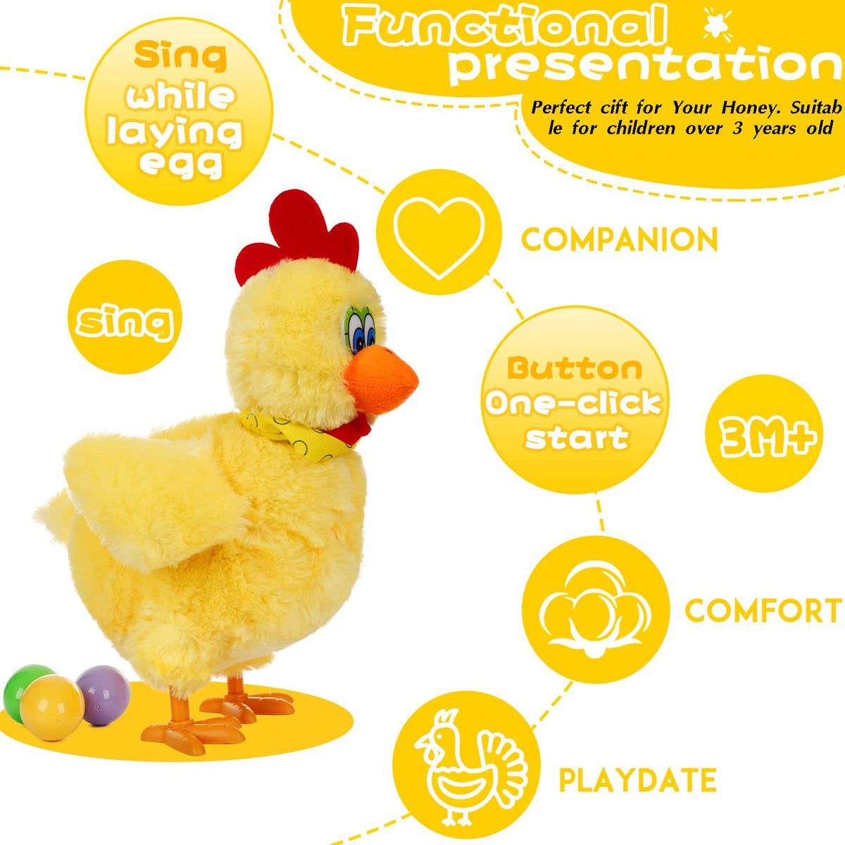 dgdgcool Easter eggs and accessories for interactive egg hunts.