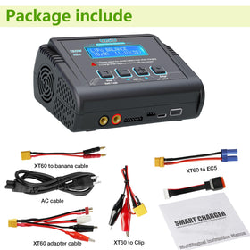 Dght Lipo Charger digital display clearly shows cell status for precise balancing.