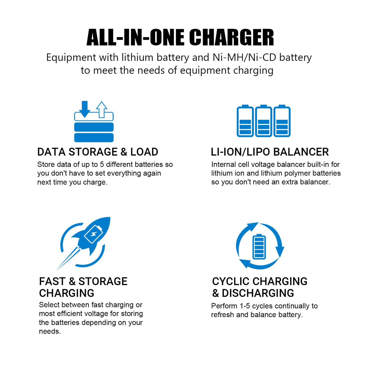 Dght Lipo Charger EC5 compatibility supports fast swaps during sessions.