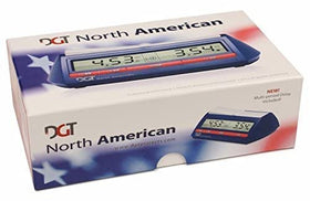 DGT North American Chess Clock buttons close-up, easy programming for rapid time control