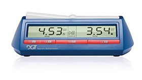 DGT North American Chess Clock digital display clearly showing remaining time per player