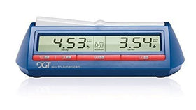 DGT North American Chess Clock in use during a match, enabling smooth, reliable timing