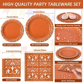 Dhnvcud Cielito Lindo 7 inch dessert plates for party desserts