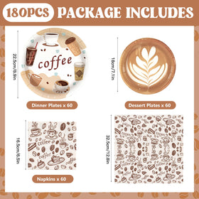Dhnvcud coffee dessert plates 7-inch enhance dessert courses with style.