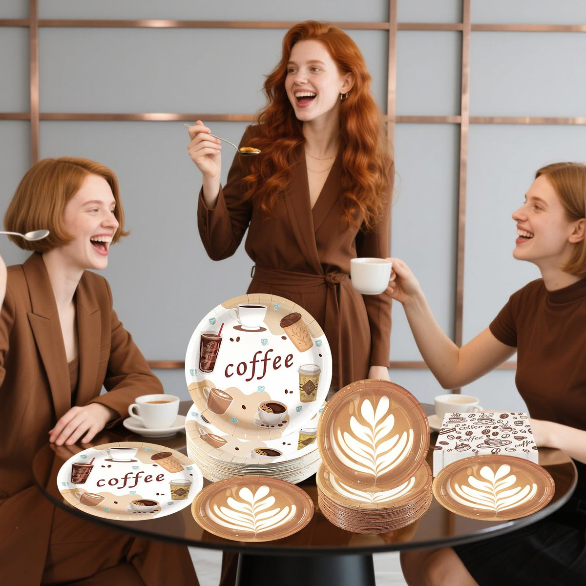 Dhnvcud coffee-themed decor adds warm charm to baby showers and birthdays.
