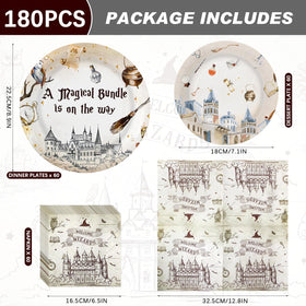 Dhnvcud magical wizard dessert plates add festive dessert flair