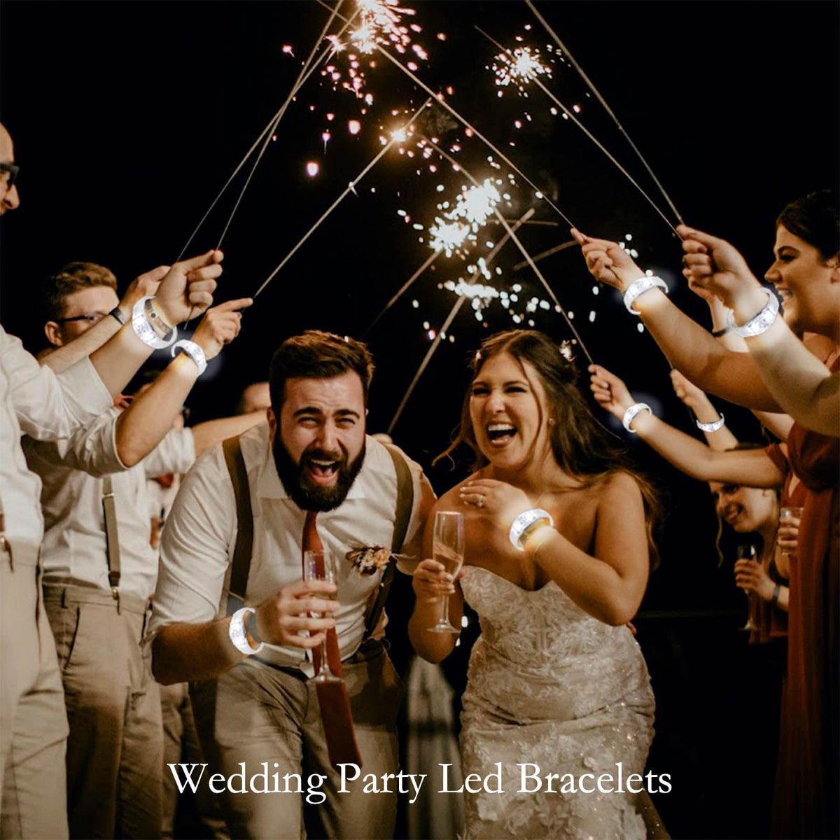 Dhseinat colorful LED bracelet with 8 colors offers versatile party styling