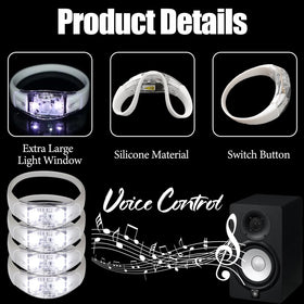 Dhseinat LED bracelets ideal for concerts, festivals, and birthday parties