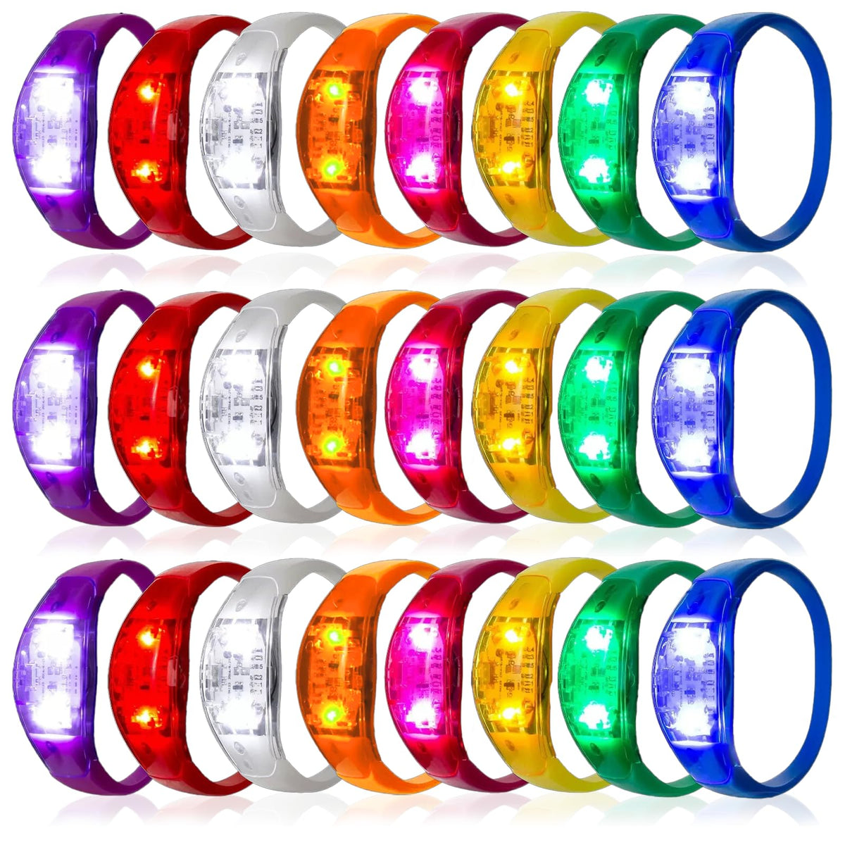 Dhseinat LED glow bracelets pack glowing for party visibility and sharing