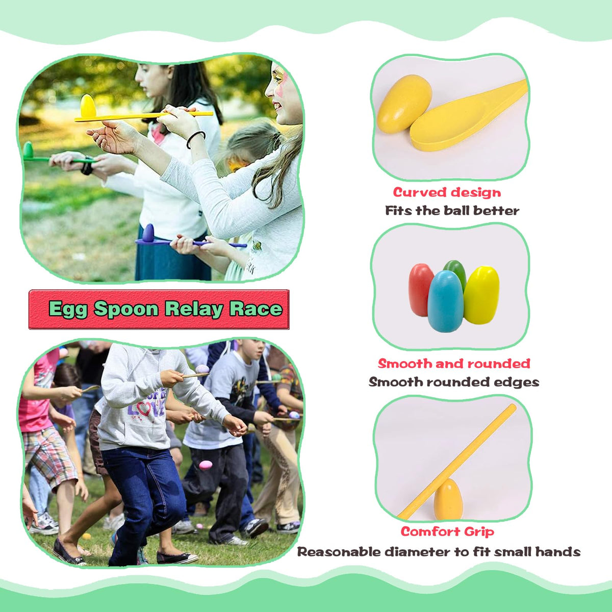 DHXGON 3-legged race bands support teamwork and active play.