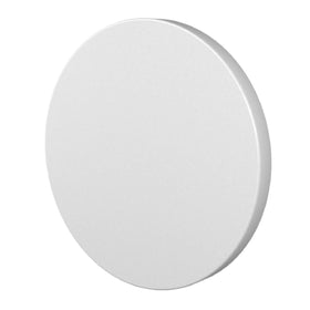 DHYANA COLLECTION ceramic poker chips with blank white surface for edge-to-edge sublimation printing.