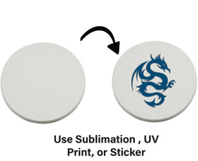 DHYANA COLLECTION 39mm ceramic chips deliver premium feel and reliable print surface for promotions.