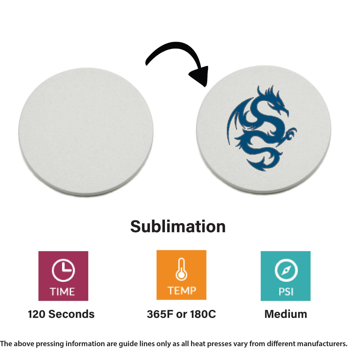 DHYANA COLLECTION white poker chips support full-color artwork with vivid transfer results.