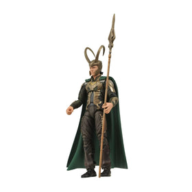 Diamond Select Toys Loki stand with rainbow bridge for dramatic display