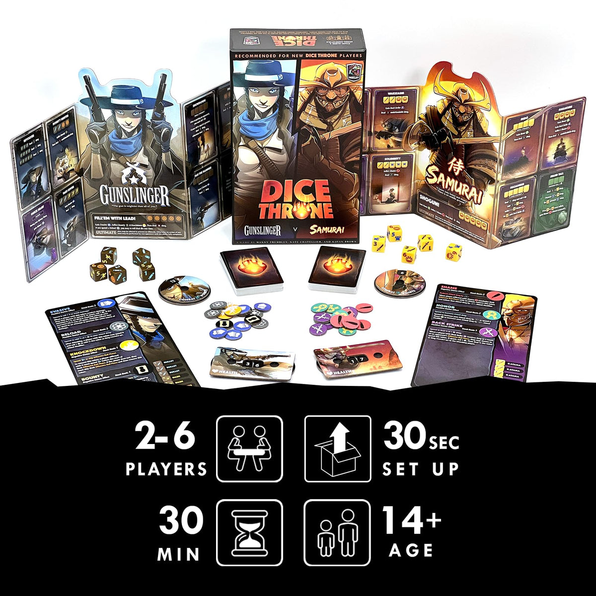 Dice Throne dice set highlights tactile dice and dramatic rolls for tactical decisions