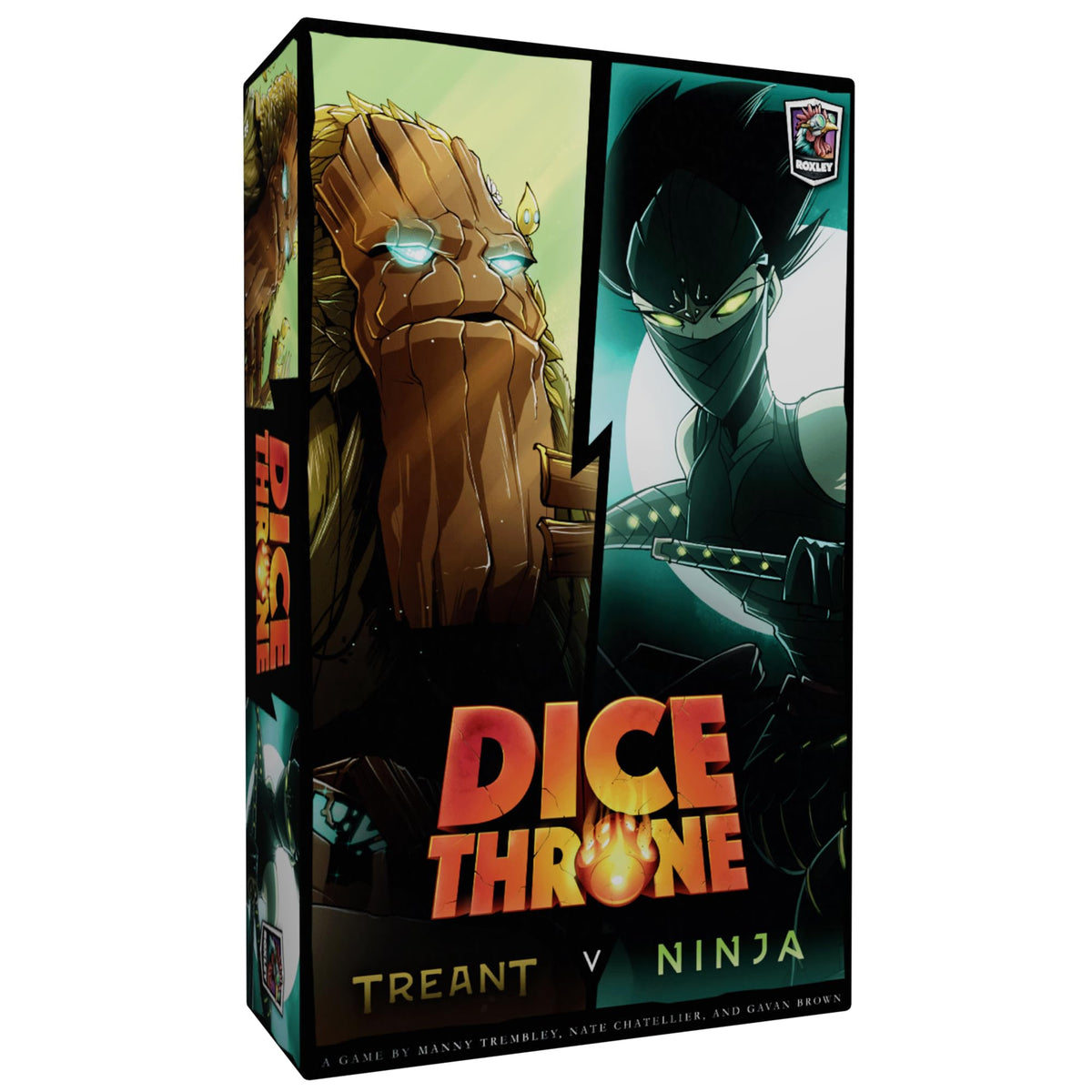Dice Throne Treant dice close-up highlights strategic options for duels.