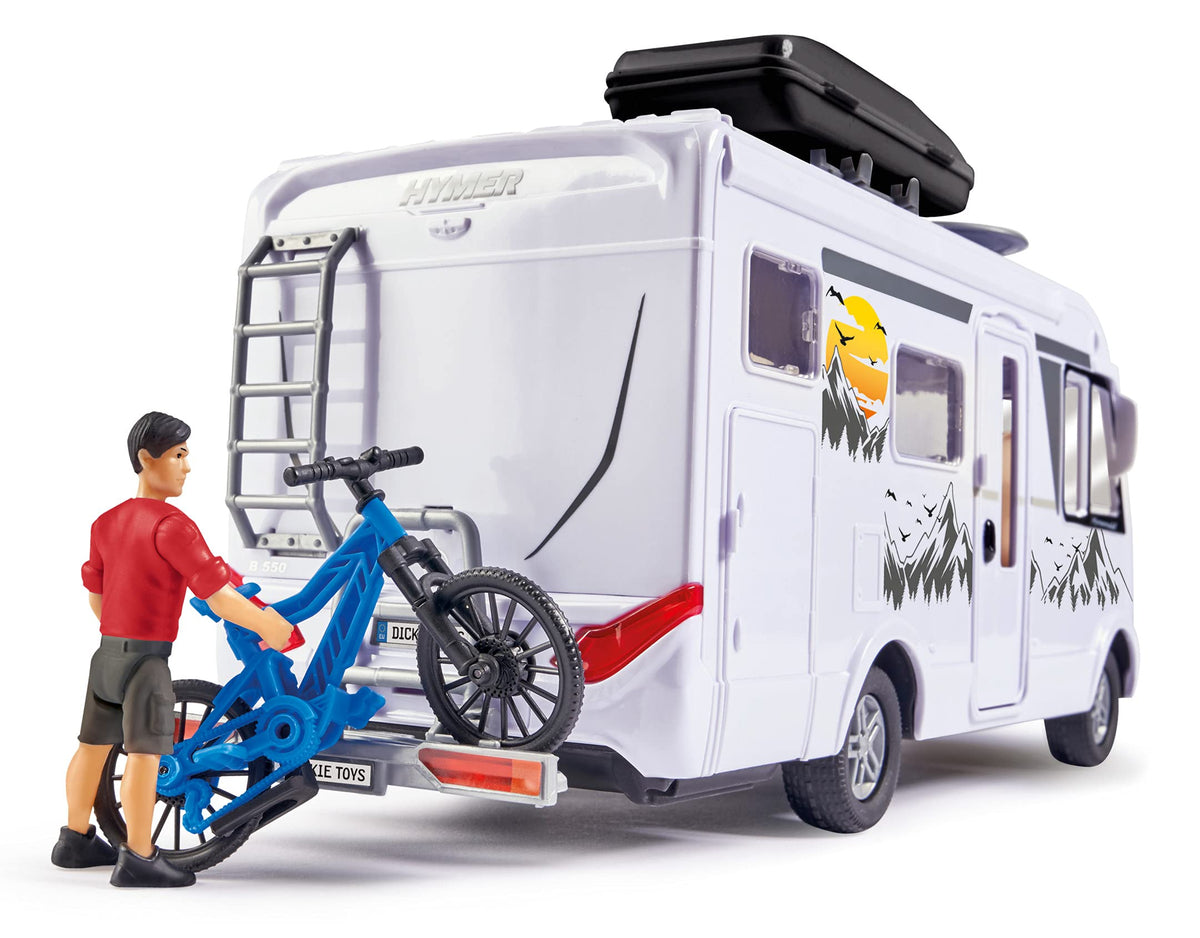 Dickie Toys Hymer camper accessories boost campsite scenarios
