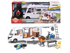 Dickie Toys Hymer camper with opening doors for interactive interior play