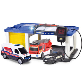 DICKIE TOYS Police car included for community-helper action