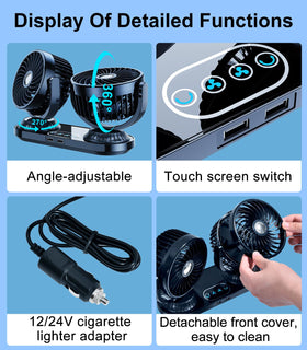 DICMKY two USB ports keep devices charged